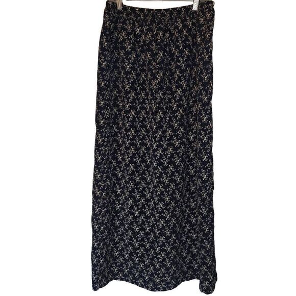Vintage Studio Vtg Ditsy Floral Midi Side Slit Skirt - Picture 1 of 8